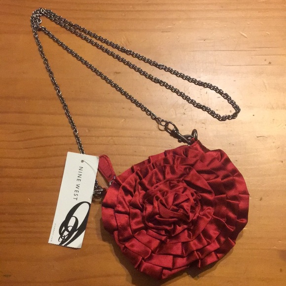 Nine West Handbags - Nine West Red Rose Bag